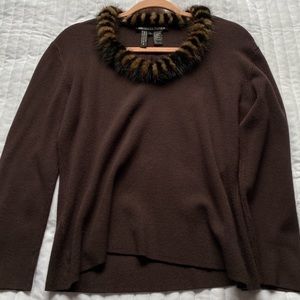 Y2K vibe Sweater - Brown